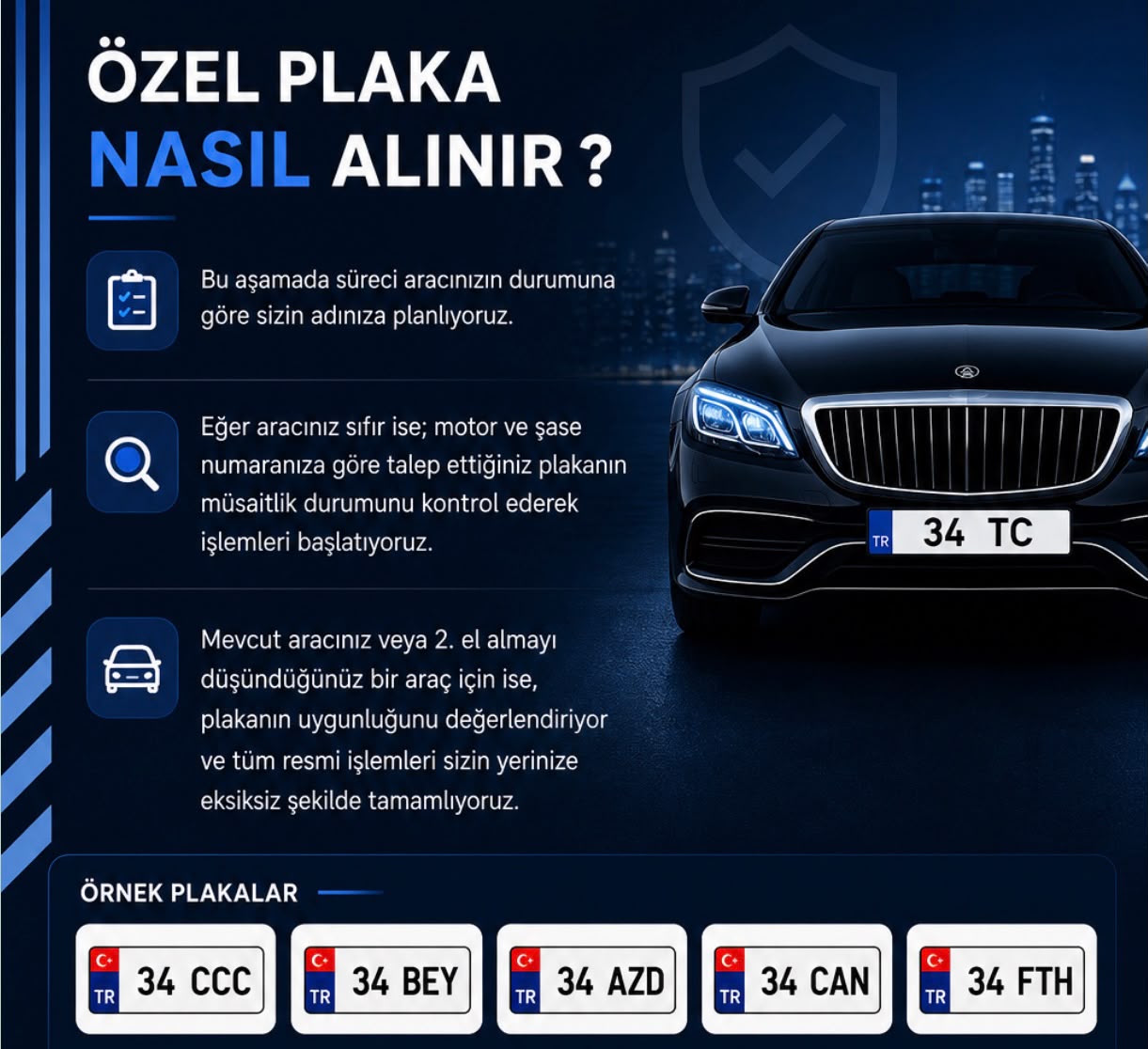 Özel plaka nasıl alınır?