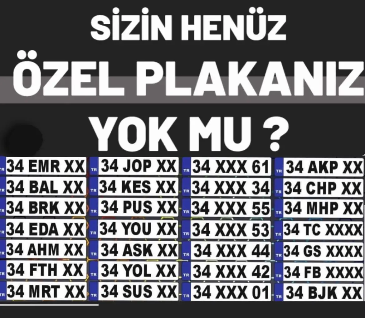 Özel Plaka Ücretleri Nasıl Belirlenir? 2026 Rehberi
